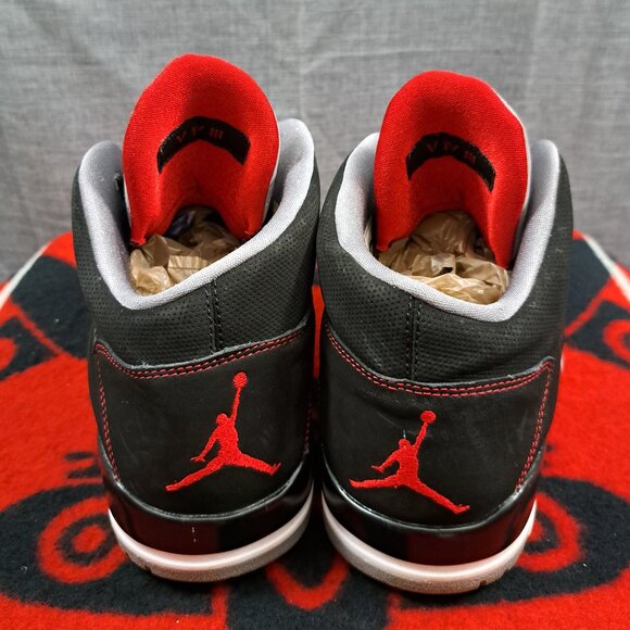 %Size 9 Nike Men Air Jordan Flight Club Black Basketball Shoe AJ25 main image 4